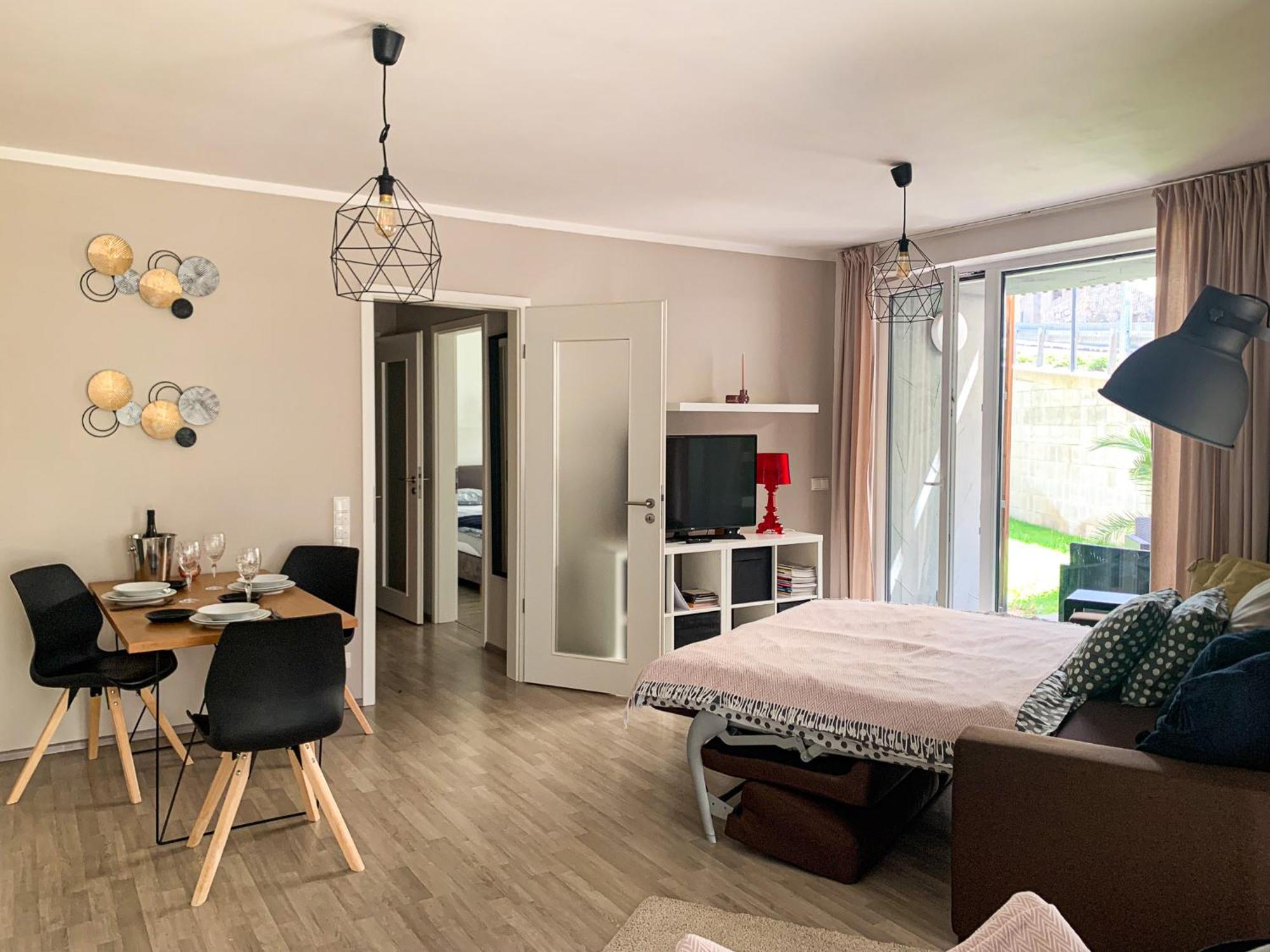 Jezerni Apartman S Terasou A Saunou V Lakepark Residence Доксы Экстерьер фото